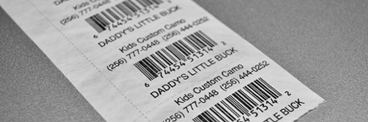 Custom Tyvek Label
